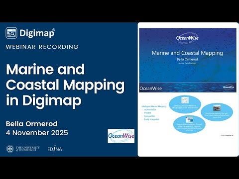 Marine and Coastal Mapping in Digimap