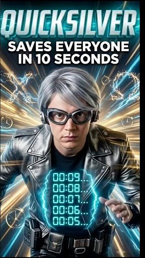 POV: Time Stops… But He Doesn’t ⚡ #quicksilver ’s Craziest Rescue Ever! #xmen #marvel