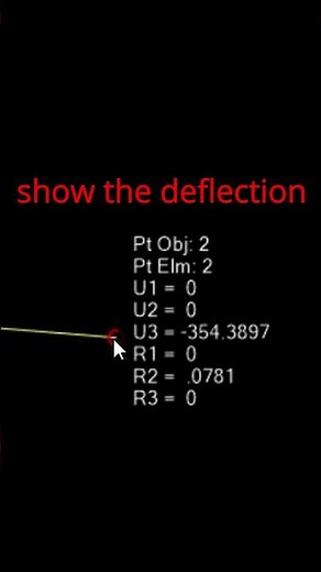 Deflection view: scale, units, and the “shape” check.#SAP2000 #StructuralEngineering