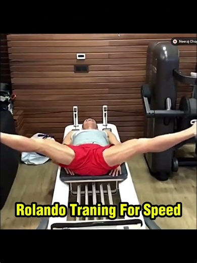 Ronaldo trying new speed technique 🔥