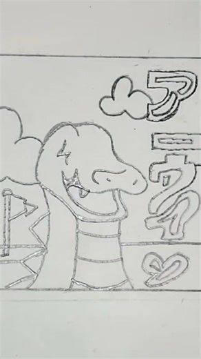 Cute T-Rex Drawing | Easy Cartoon Art Tutorial #shorts #viral