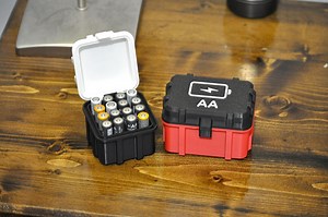 AA/AAA Battery Case: Travel Organizer, Storage Box - Etsy