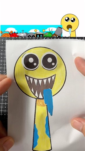 Coloring My Sprunki OC: Durr Phase 2 #sprunki #diycolouring