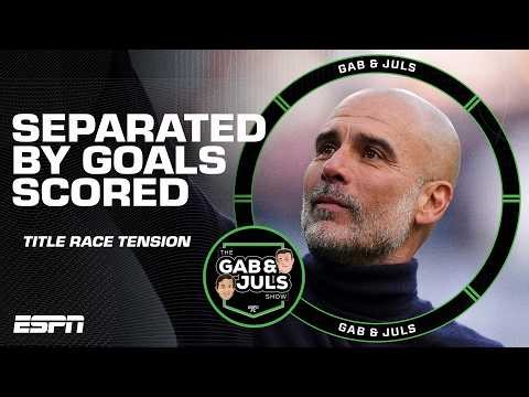 ‘ONLY goals scored are keeping Manchester City ahead of Arsenal!’ Title race REACTION! 😅 | ESPN FC