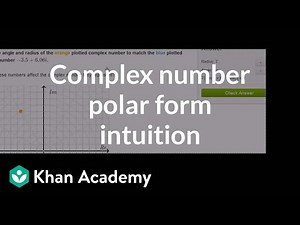 Complex number polar form intuition exercise Video Lecture - Chemical Engineering