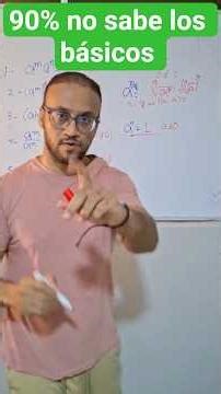 Aprende los básicos del álgebra en un minuto. #matemáticas