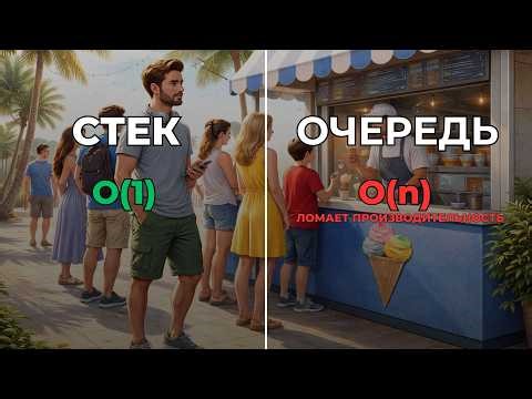 Ты НЕ понимаешь Стек и Очередь, пока не увидишь это (Python)