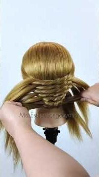 Easy Heart Braid Tutorial #foryou #hairstyle #youtubeshorts #shortvideo #shortsfeed #shorts #fyp