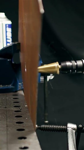 HMT - Create large holes in thin metal fast