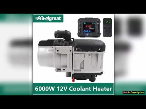 6000W 12V Diesel Dual Mode Preheater Fuel Liquid Heater LCD Switch Parking Heating Device For