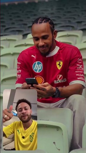 🇧🇷 LEWIS HAMILTON TALKING TO NEYMAR AHEAD OF THE BRAZIL GP!