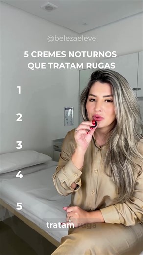 Cinco Cremes Noturnos para Tratar Rugas Eficazmente