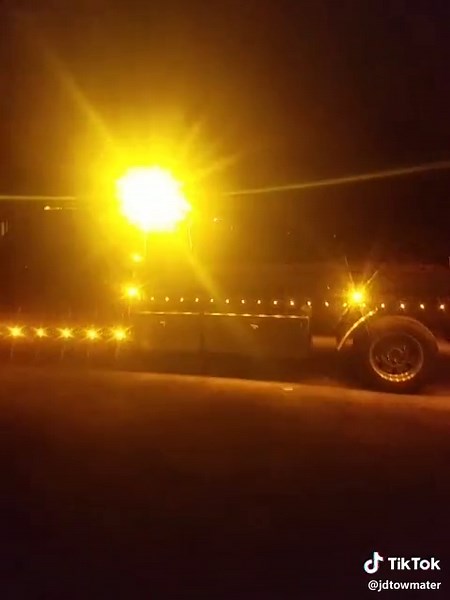 Light Up the Night with LED Tow Trucks