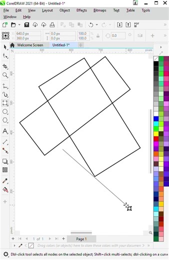 3poin Rectangle tool use in Coreldraw | Coreldraw tips for more #akgraphics