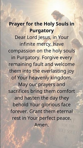 Pray for the Holy Souls in Purgatory | A Powerful Catholic Prayer 🙏
