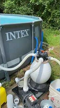 How pool hoses connect to pump and filter