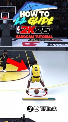How To L2 Glide in NBA 2K26 w/ Handcam Dribble Tutorial😳