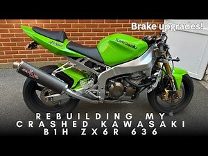 Rebuilding my crashed Kawasaki ZX6R 636 B1H