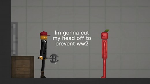 Preventing World War 2 by Cutting My Ear Off? | Melon Playground Madness