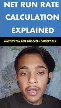 learn how to calculate run rate in Just one Mintute