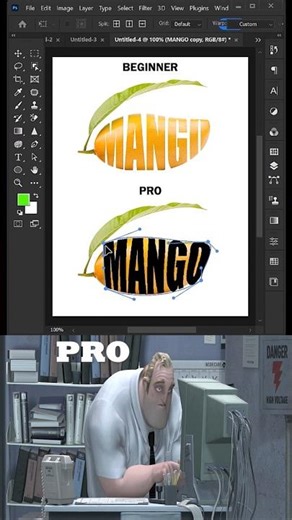 Add Text on ANY Object in Photoshop (Easy Trick!) #shorts