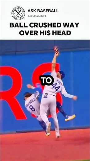 Run Over, Still Caught It 😤⚾#mlb #baseball #baseballszn