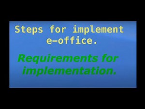 Steps for implement #eoffice #starting #process