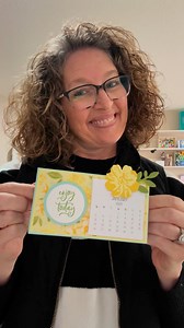 36K views · 460 reactions | This little desk calendar was made using the gorgeous Floral & Gingham Vellum paper pack by Stampin’ Up!, and I love how it turned out! It’s so easy to make, and I can’t wait to give them as little gifts.For all measurements and details for this project, please visit my Made to Create with Lisa website and search for desk calendar #madetocreatewithlisa #stampinupofficial #papercrafter #papercrafting #deskcalendar | Made to Create with Lisa | Facebook
