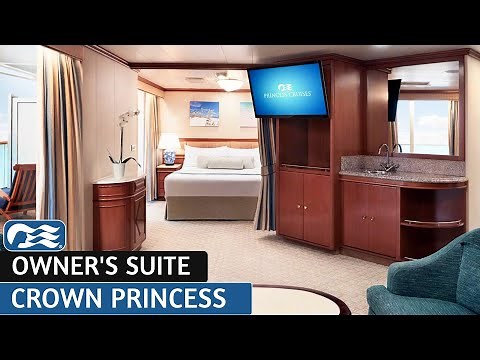 Crown Princess | Owner's Suite | Full Walkthrough Tour & Review | 4K