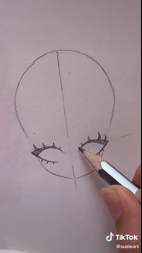 How to Draw a Cute Eye Tutorial