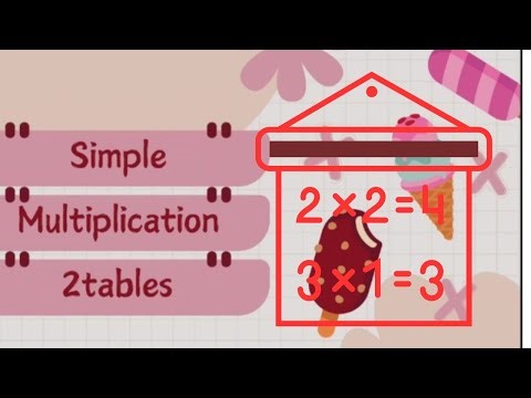 2 Times Table for Kids ✨ | Learn Multiplication Step by Step | Make Your Own Table