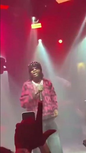 Naira Marley performing at Vanity, Lagos