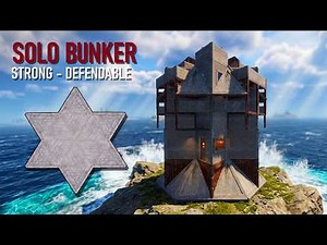 Rust SOLO BUNKER Base Design (The ONLY Solo Bunker You Need in RUST)