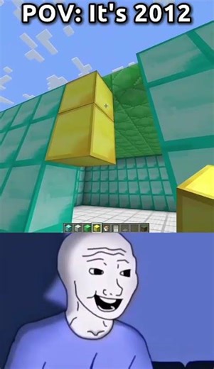 POV: It's 2012 🥺 - NOSTALGIA #shorts #minecraft