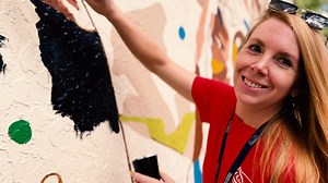 7.1K views · 93 reactions | Unveiling the newest mural on the Florida Atlantic University at Jupiter campus! This collaborative effort between our students, faculty, staff, and the talented artist DAAS is not just art—but a celebration of our vibrant community! Don't forget to tag us in your photos when you visit! 黎 | Florida Atlantic University | Facebook