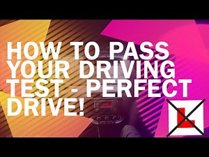 How to pass the UK driving test - Demonstration of a perfect drive on a test route