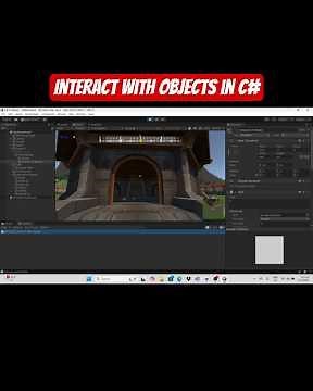 Interact with objects in RPG game #gamedev #rpggames #games #3dgamedevelopment #csharp