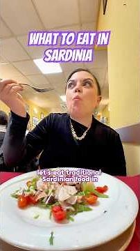 Traditional Sardinian cuisine is far different from mainland Italy🇮🇹🐙🧀 #travel #italy #sardinia