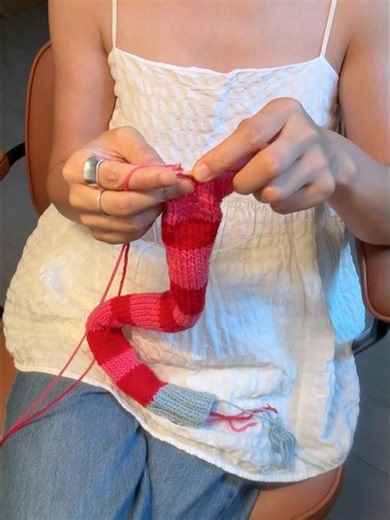 #knitting #棒針 #handmade #diy