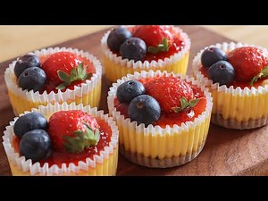 5 Minutes to Prep/ Easy Mini Cheesecakes (Perfect Party Desserts)