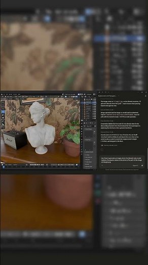 Stop building 3D models by hand.#tripo #indiedev #blender