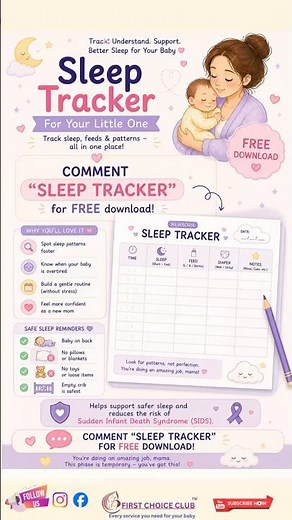 Newborn Sleep Tracker (FREE Download) 👶💤
