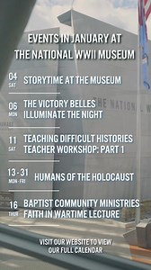 4.1K views · 41 reactions | Check out what's happening at The National WWII Museum this month. Visit our website to see even more programs and events. https://bit.ly/41ZmbwV | The National WWII Museum | Facebook