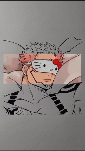 sukuna drawing #jujutsukaisen #rap #hiphop #shorts #anime #tranding #drawing #sukuna