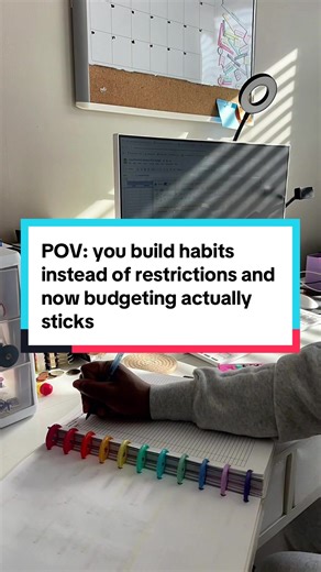 POV: you build habits instead of restrictions and now budgeting actually sticks #budgetingforbeginners #cashlessbudgeting