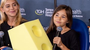 'Something hard bit me': 9-year-old shark attack survivor shares experience for the first time