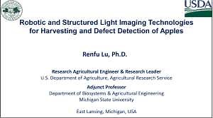 Robotic and Structured Light Imaging Technologies for Harvesting and Defect Detection of Apples