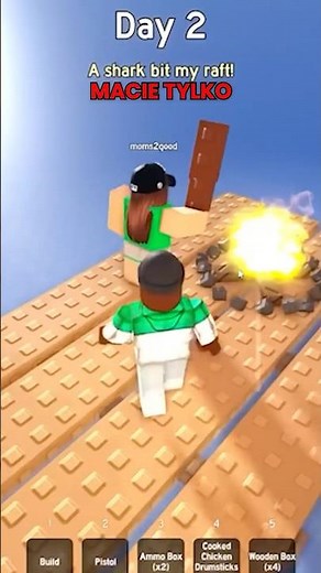 W tej gierce roblox jesteś rozbitkiem na tratwie! #roblox #robloxgames #robloxgamestoplay