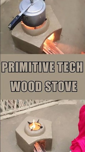 Build Your Own Powerful Eco-Friendly Clay and Brick Stove for Off-Grid Living & Camping #shorts
