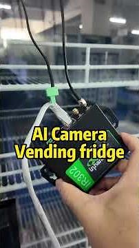 Ai Camera Vending Fridge on production line #vendingmachinefactory